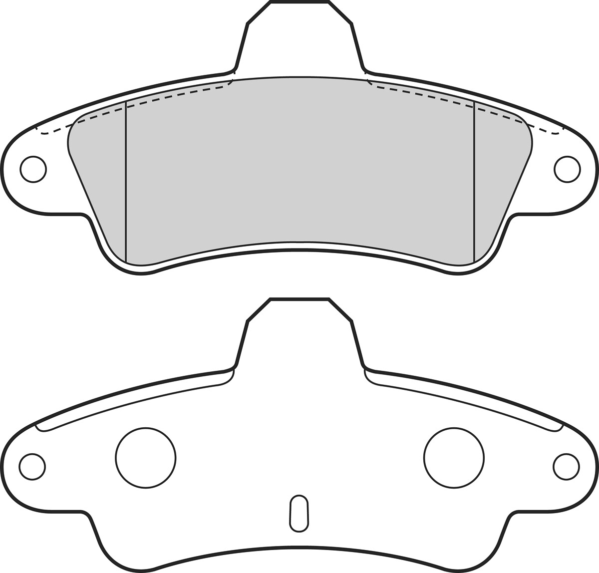 Jeu de 4 plaquettes de frein VALEO ref. 302763